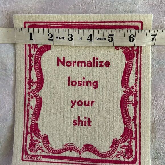 Blue Q Swedish Dish Cloth Quirky Fun Practical - Picture 3 of 3